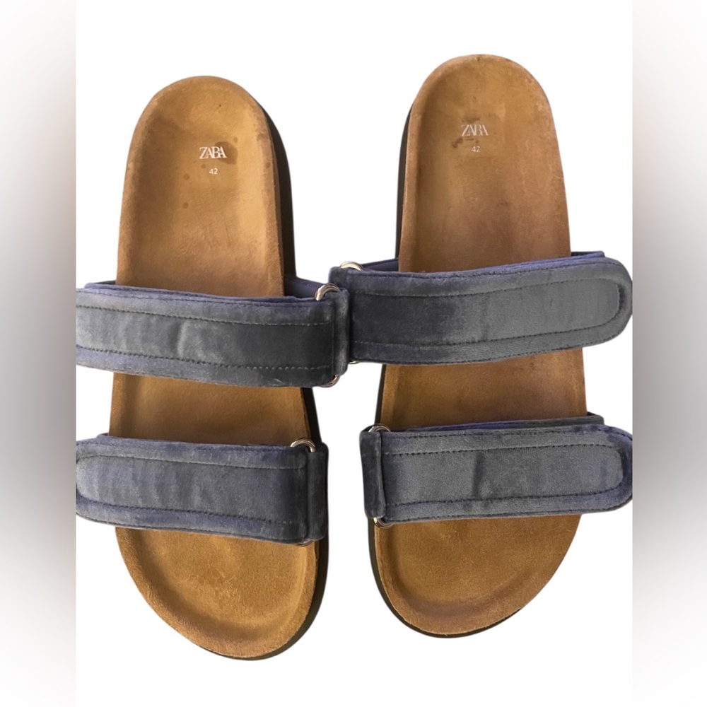 Men’s Zara Sandals Velvet Straps Read